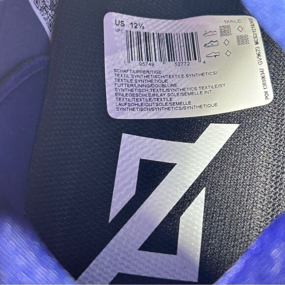 Adidas Adizero PrimeKnit Navy Football Cleats Athletic Sneaker Mens Size 12.5 - Picture 10 of 10